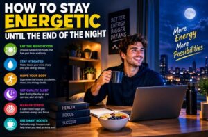 How to Stay Energetic Until the End of the Night
