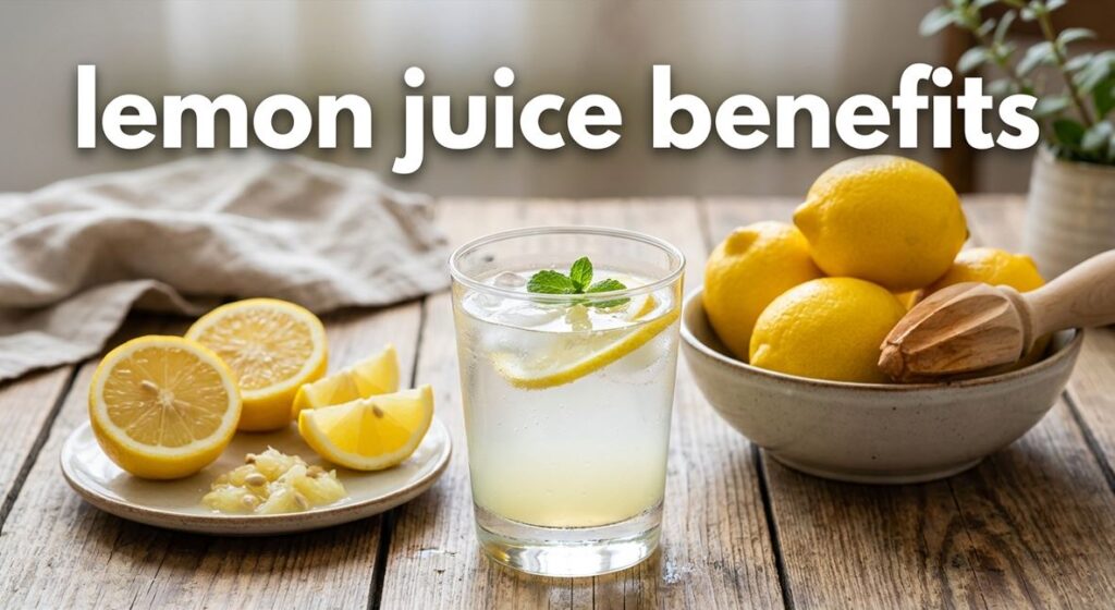 lemon juice benefits